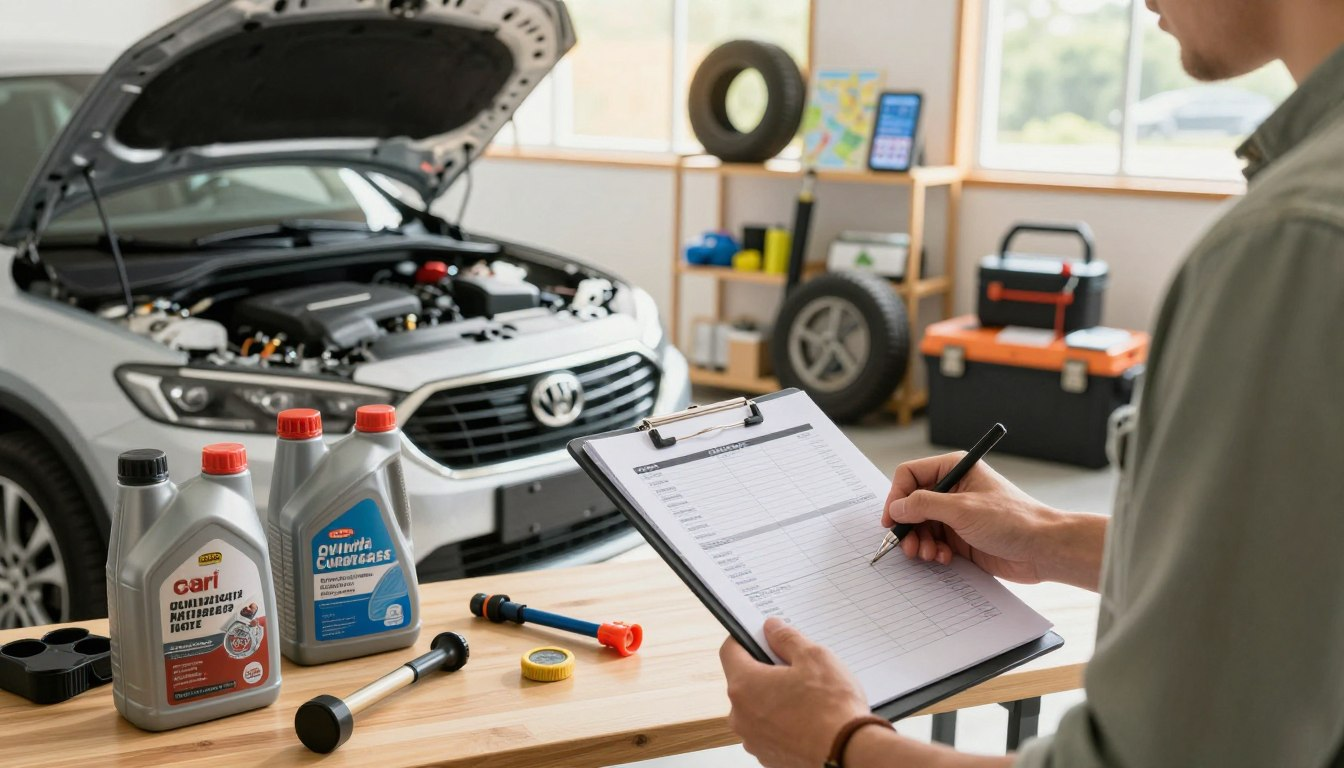 Road trip car checklist