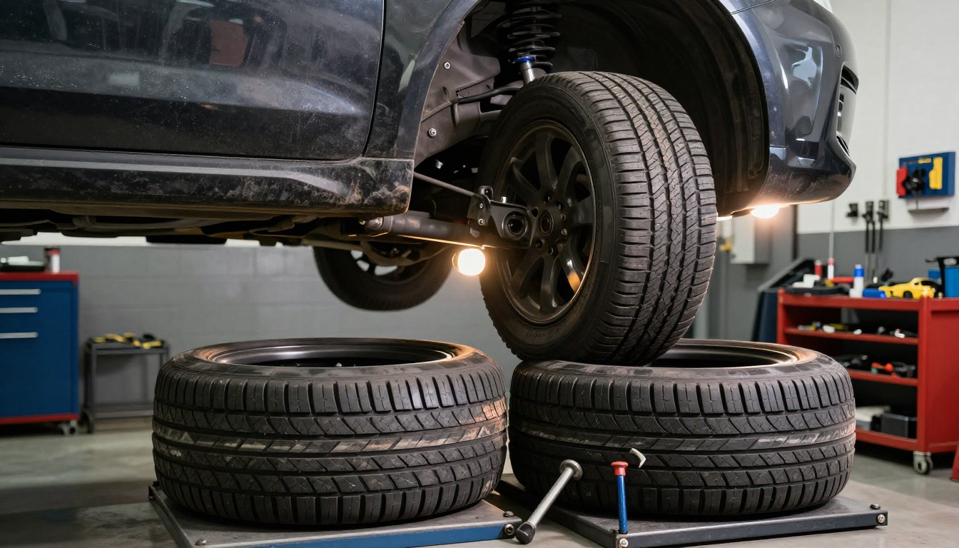 tire rotation pattern for front wheel drive